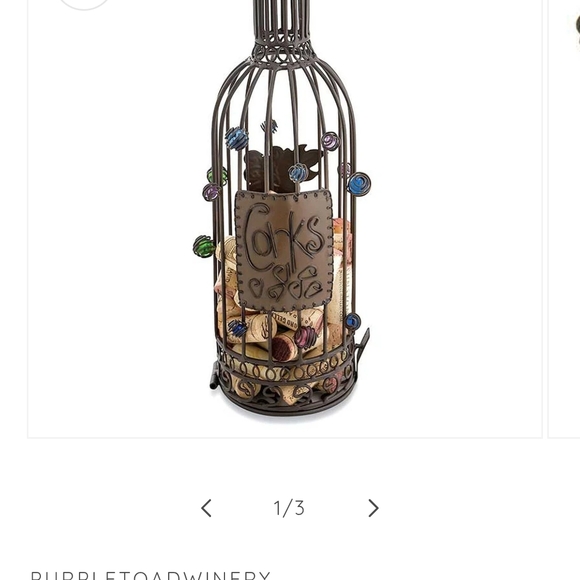 Black Wire Cork Holder - Picture 5 of 5